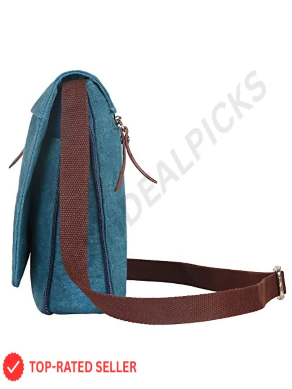 Vintage Canvas Leather Messenger Crossbody Bag Pack Organizer